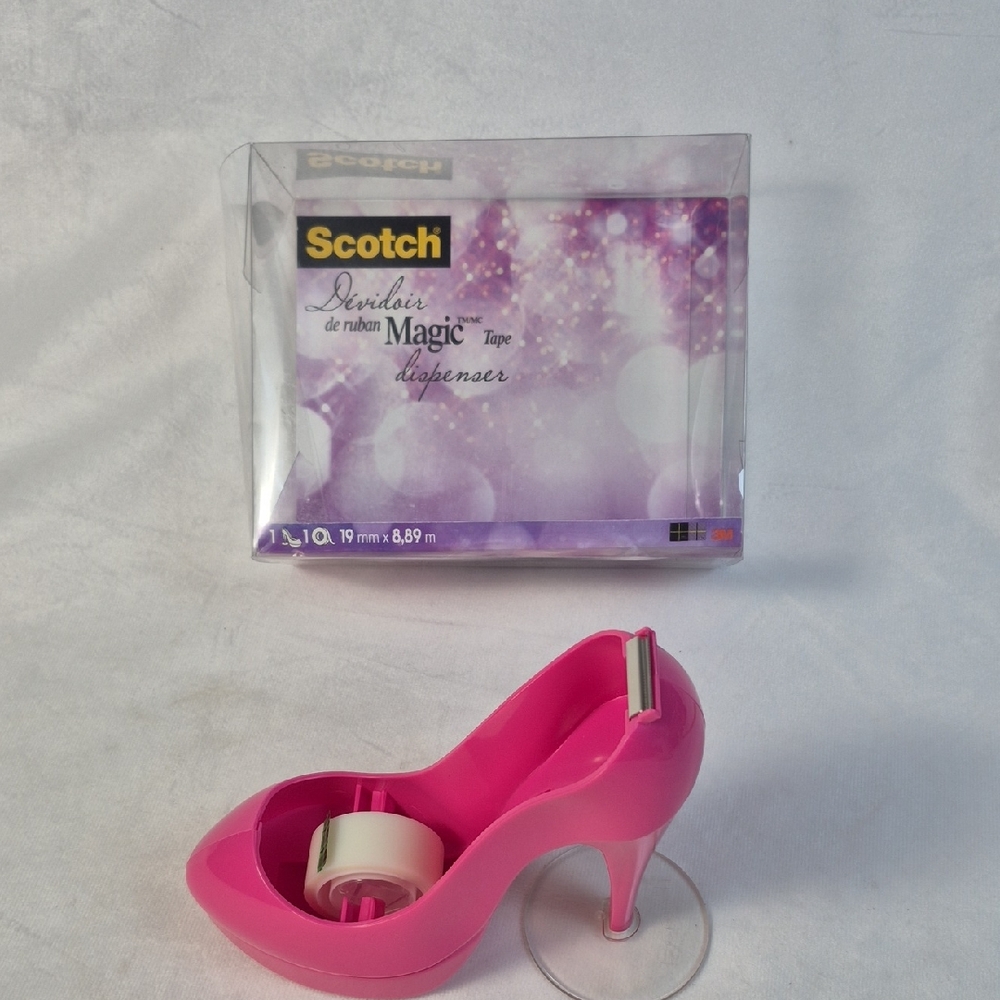 Scotch Tape - Hot Pink High Heel Shoe Tape Dispenser